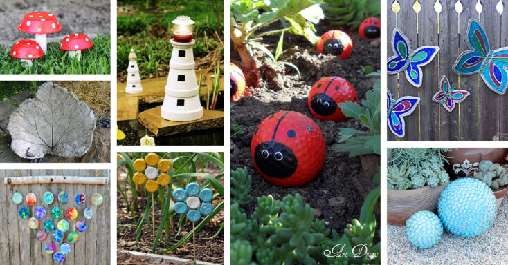 Featured image for 35+ Unique Garden Art DIY Projects You Can Easily Make this Weekend