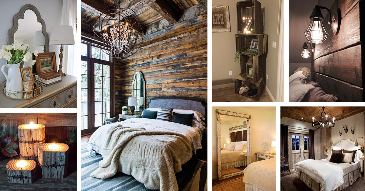 Simple country style bedroom