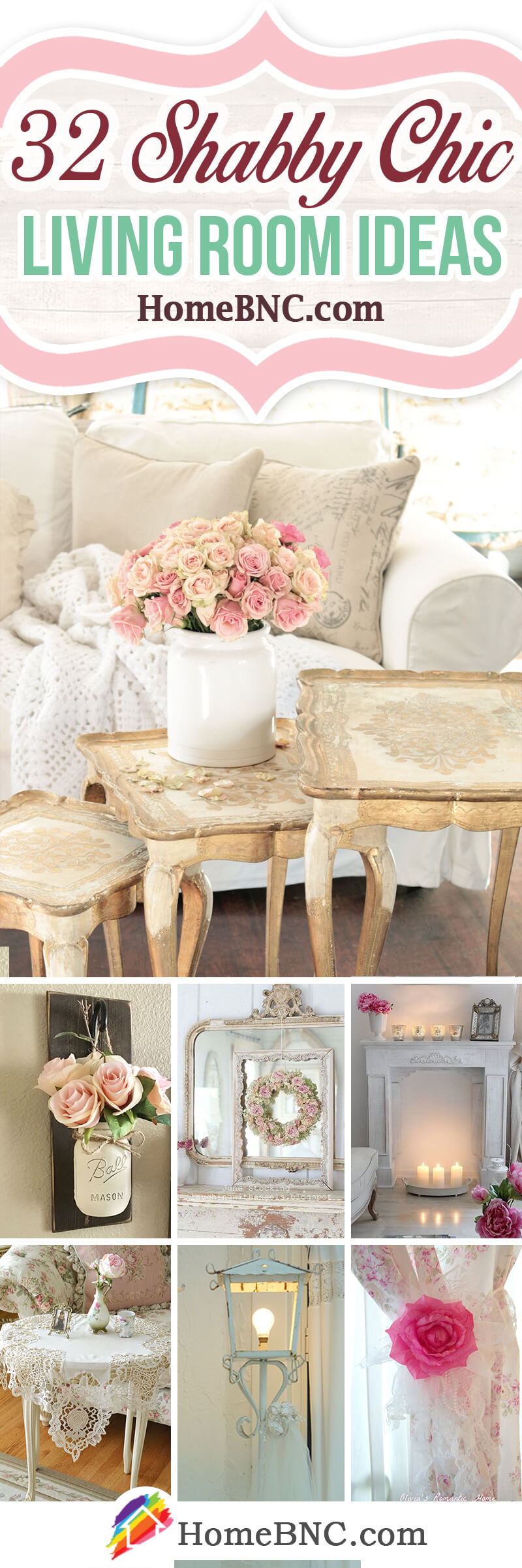 32 Best Shabby Chic Living Room Decor Ideas and Designs ...