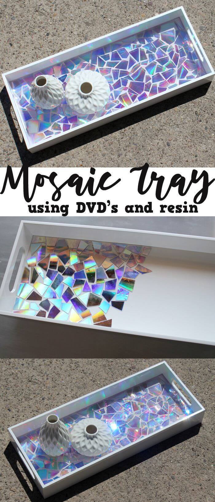 Inventive Use of DVDs in a Mosaic