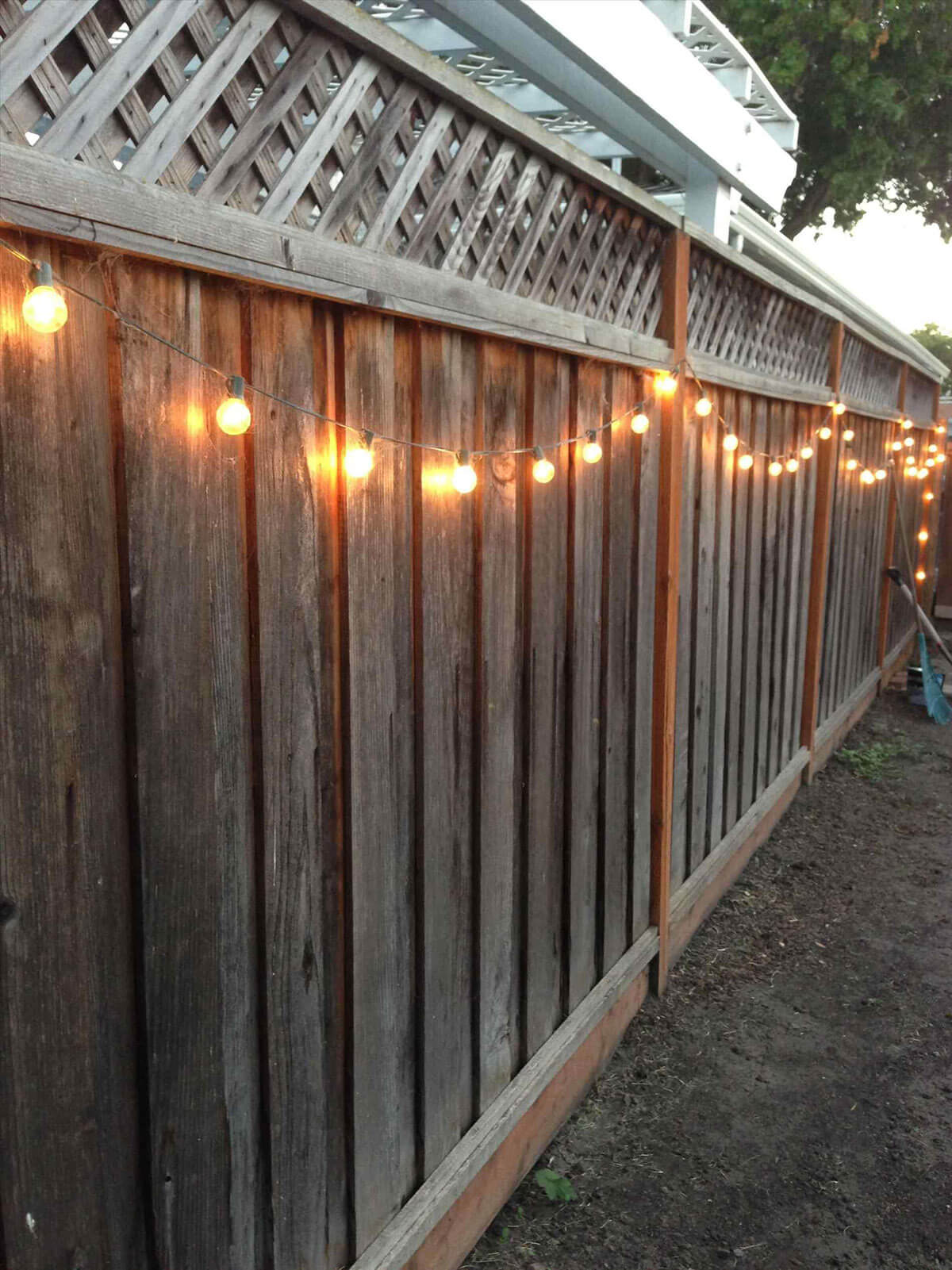 Wall fence lights