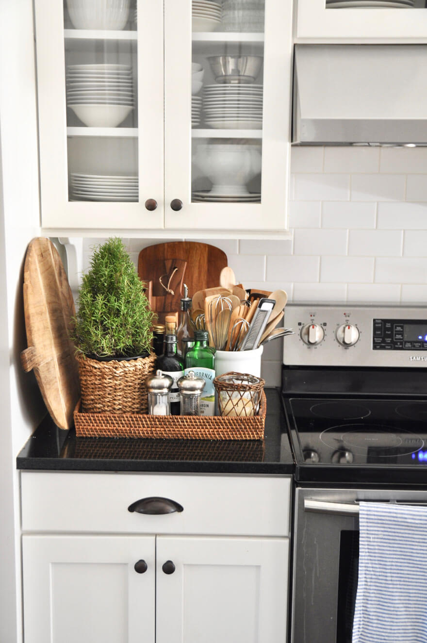 11 Kitchen Counter Top Organizing Ideas Homebnc 