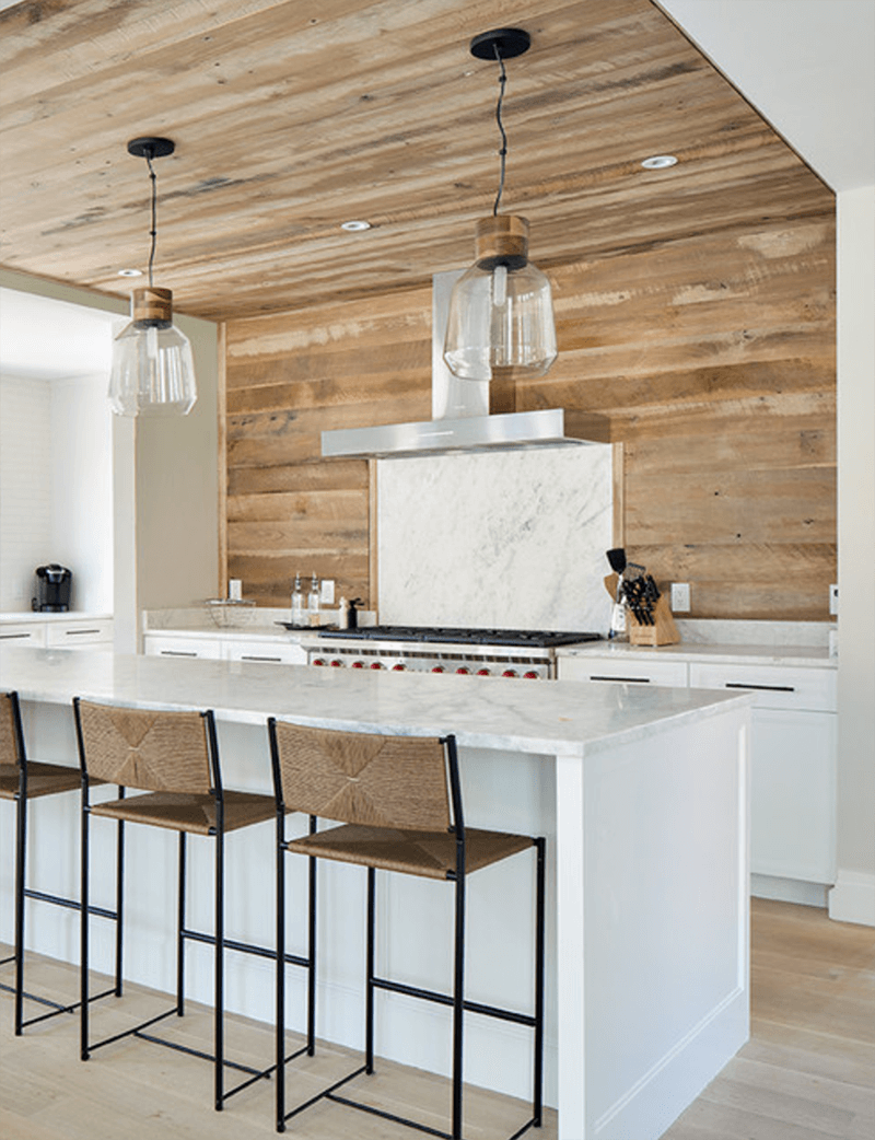 32 Best Ideas to Add Reclaimed Wood to Your Kitchen in 2020