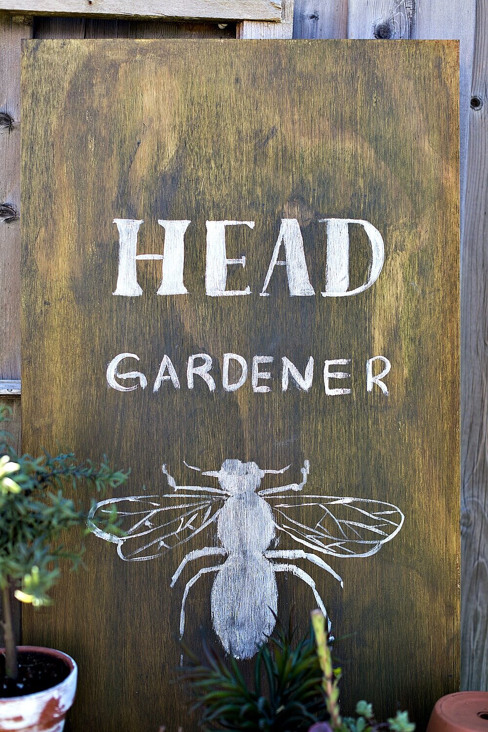 Fun Sign Celebrating the Bees