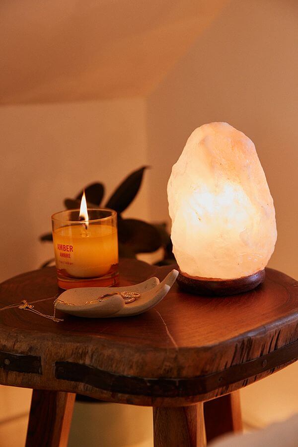 Himalayan Crystal Salt Lamp Light