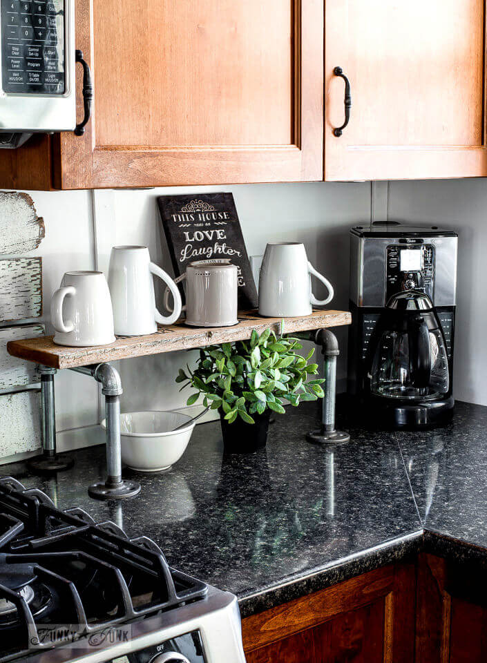 26 Best Diy Coffee Mug Holder Ideas And, Under Cabinet Coffee Mug Stand