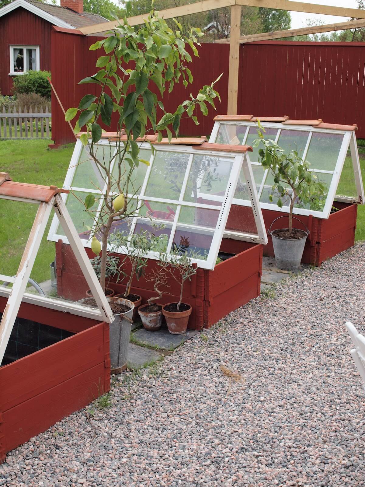 Make Cold Frames with Old Windows
