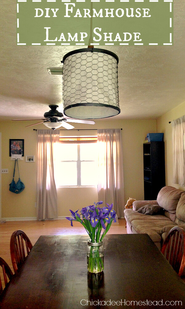 Make Your Own Hanging Lamp Shade