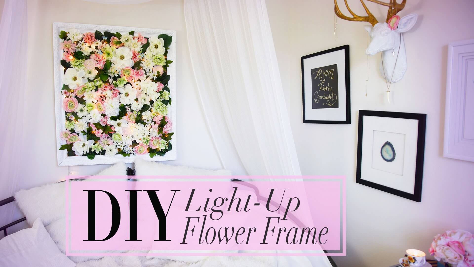 Classy and Easy Light-Up Flower Frame