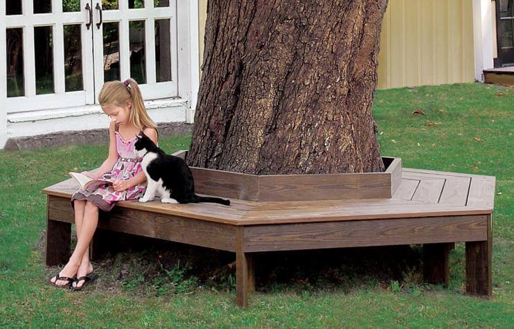 The Family's Tree DIY Circular Bench