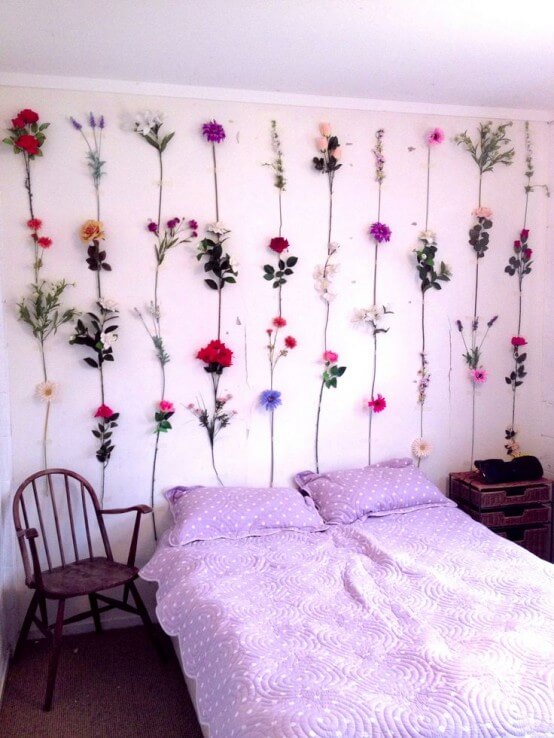 Colorful and Fresh Flower Wall Backdrop