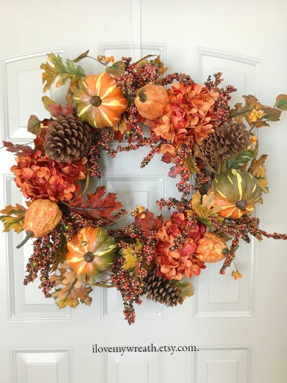 50+ Best Fall Door Wreath Ideas and Designs for 2021