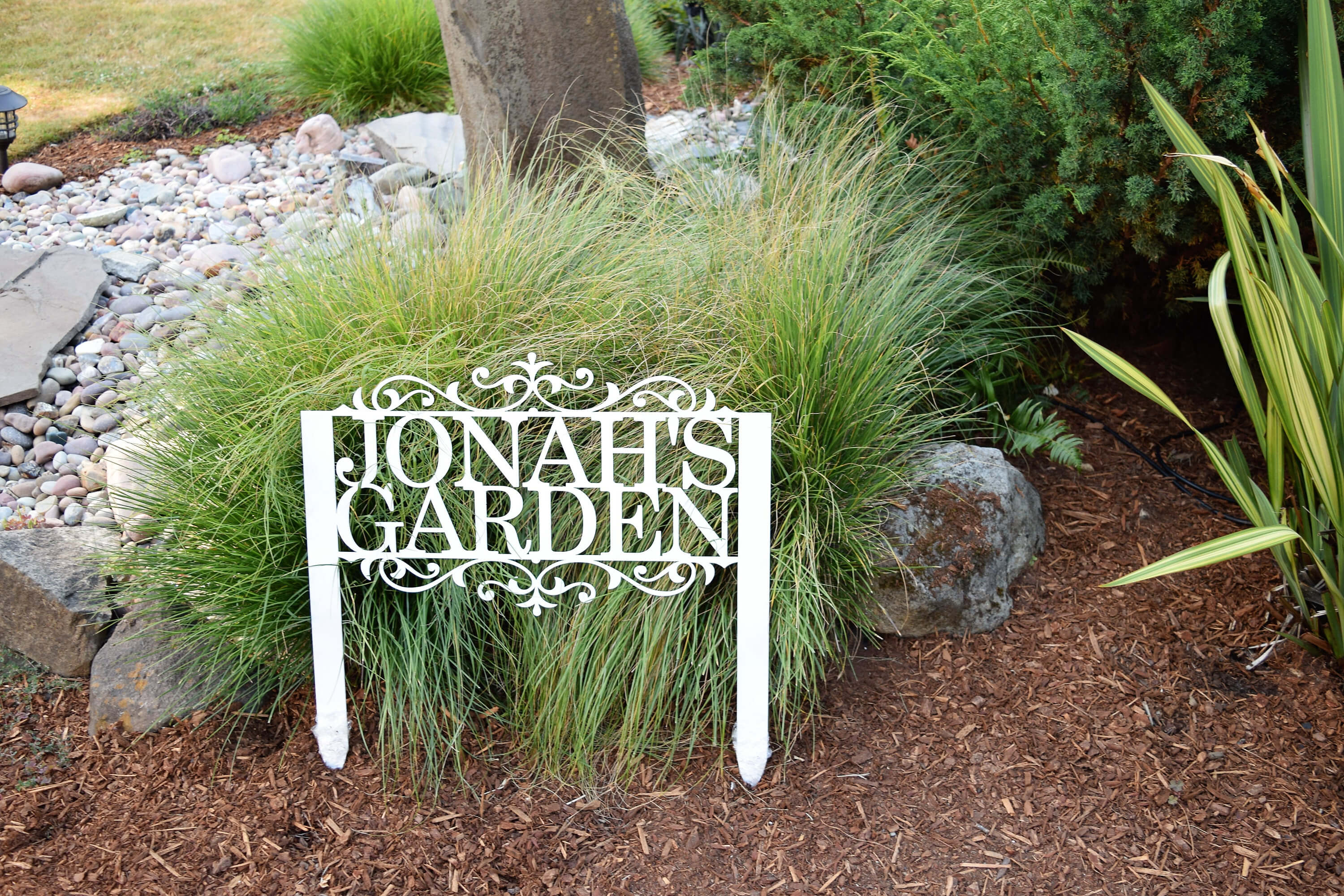 Garden Sign Idea with Cutout Letters