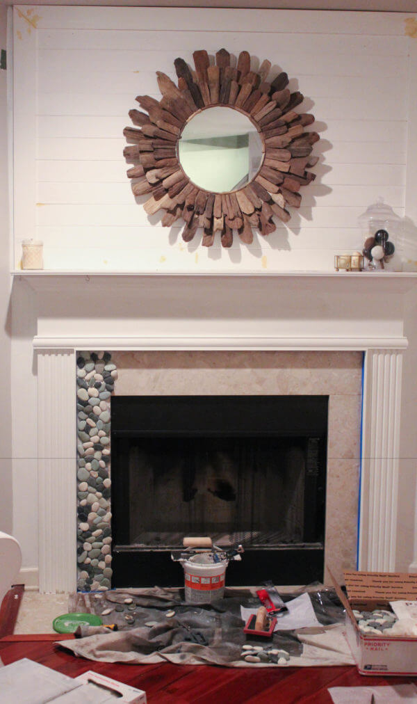 Update Your Fireplace with Mosaics
