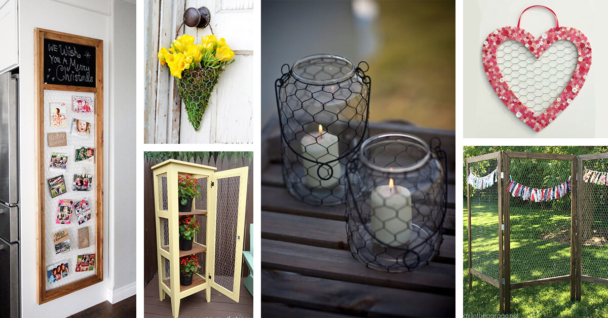 Featured image for “32 Chicken Wire DIY Projects and Crafts that are Fun and Easy to Make”