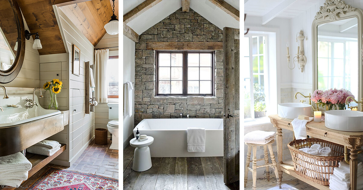 30 Best Cottage Style Bathroom Ideas and Designs for 2021