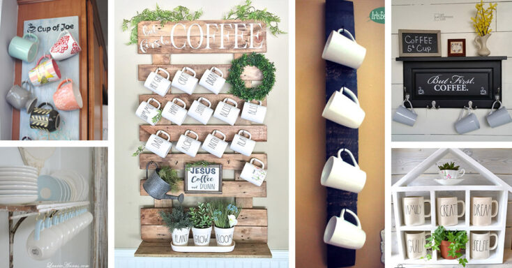 Featured image for 26 Fun DIY Coffee Mug Holders You Can Quickly Create on a Budget