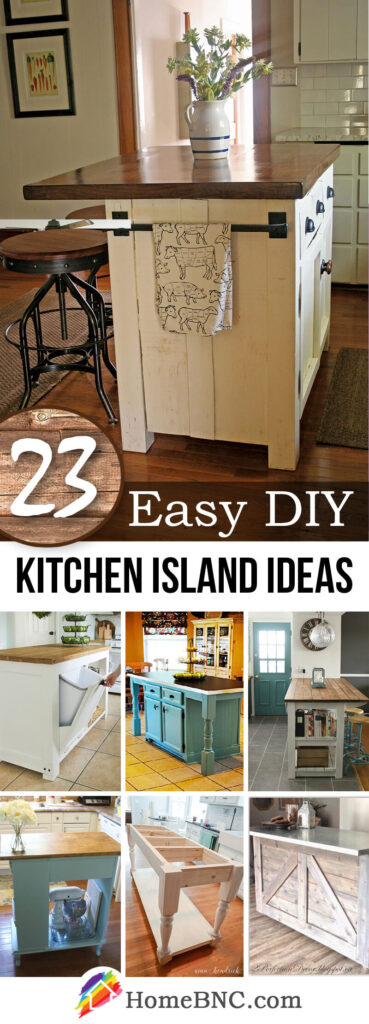 23 Best DIY Kitchen Island Ideas and Designs for 2023