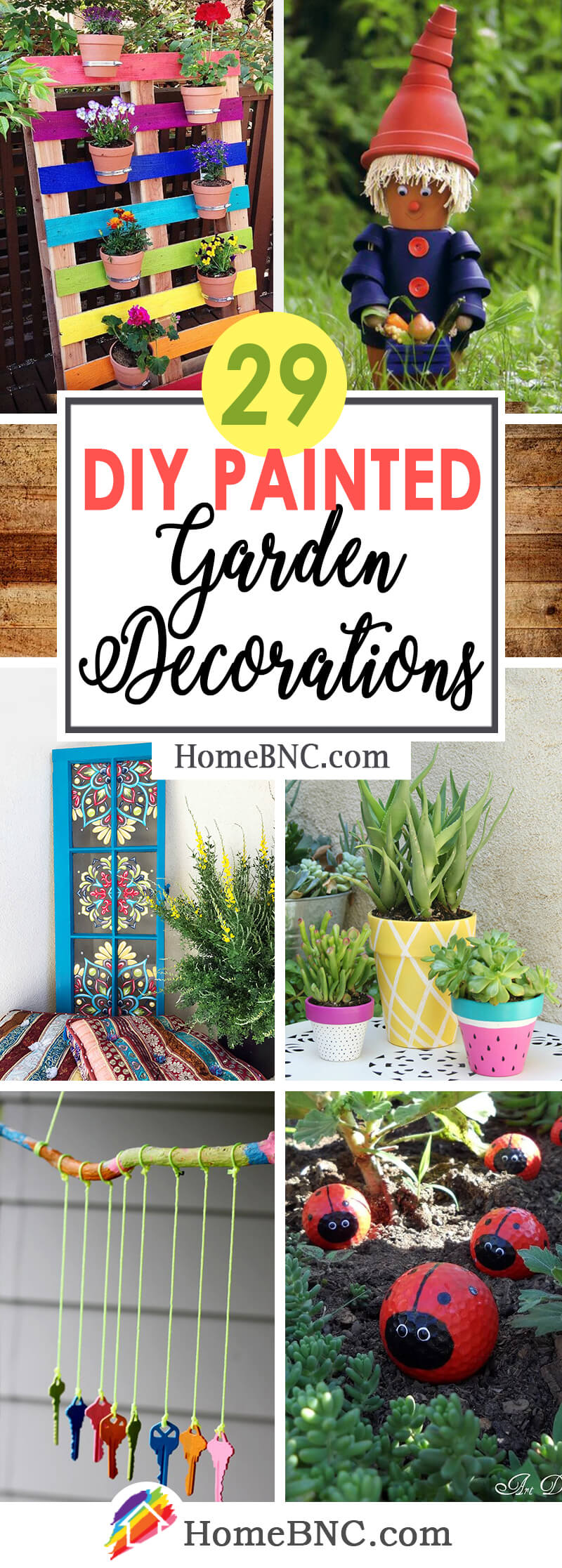 29 Best DIY Painted Garden Decoration Ideas And Designs For 2023   Diy Painted Garden Decoration Ideas Pinterest Share Homebnc 