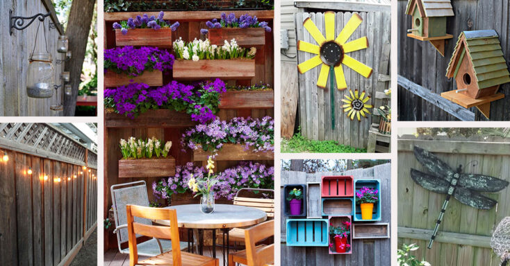 Featured image for 31 Unique Garden Fence Decoration Ideas to Brighten Your Yard
