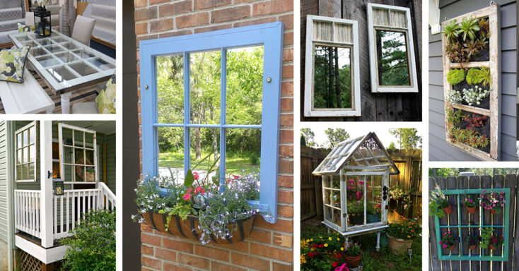 Featured image for 40+ Fun and Inspiring Old Window Outdoor Decor Ideas to Make Your Yard Shine