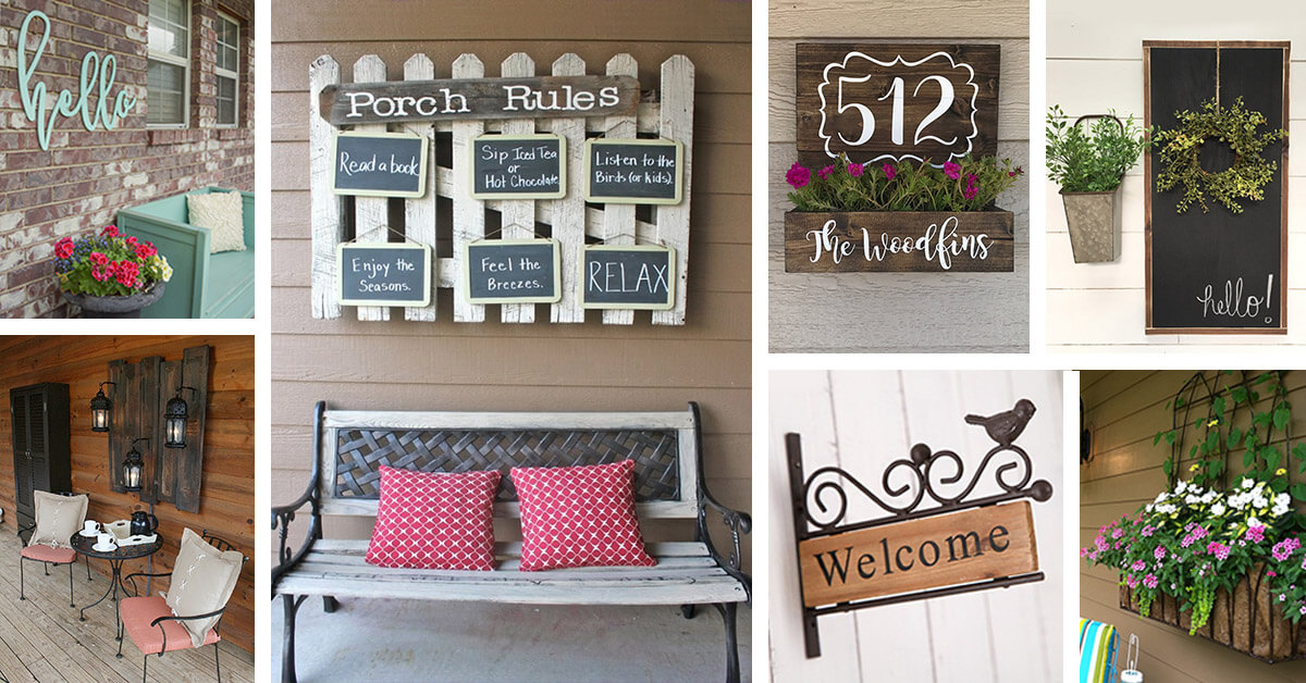 34 Best Porch Wall Decor Ideas And Designs For 2021