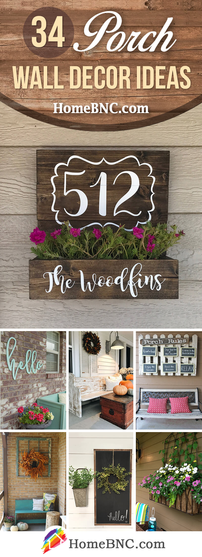 34 Best Porch Wall Decor Ideas And Designs For 2021