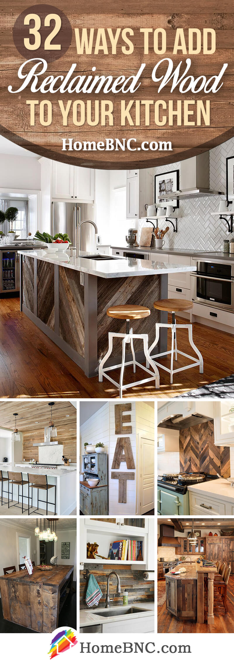 32 Best Ideas To Add Reclaimed Wood To Your Kitchen In 2020