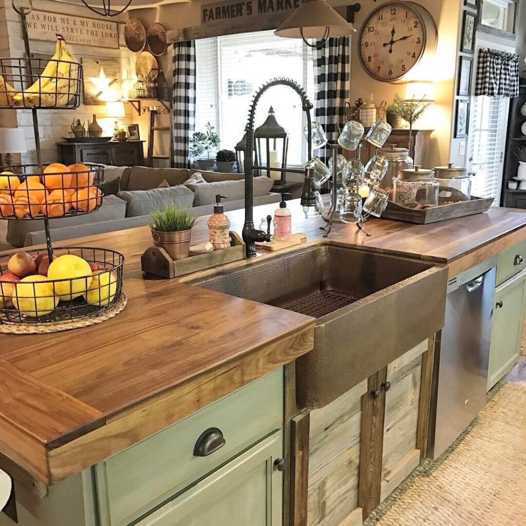 Modern Farmhouse Kitchen Sink Faucets At Lindsey Clough Blog   01 Farmhouse Kitchen Sink Ideas Homebnc 1024x1024 