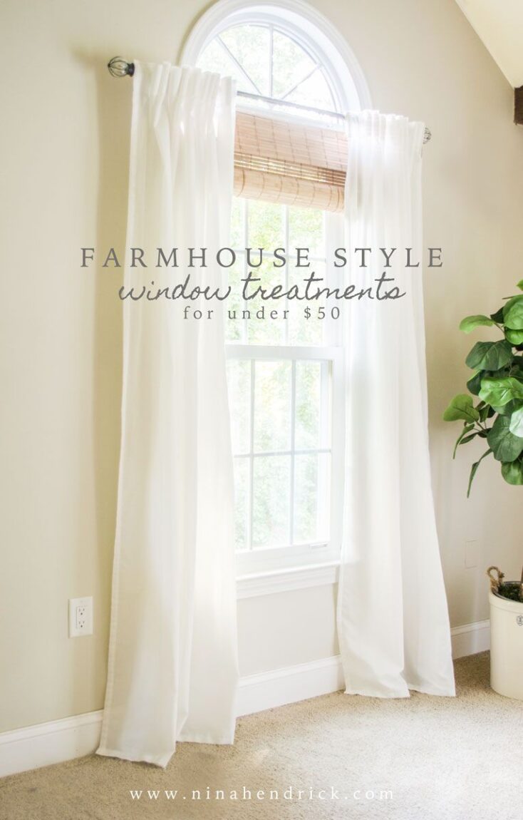 26 Modern Farmhouse Window Treatment Ideas for Rustic Charm