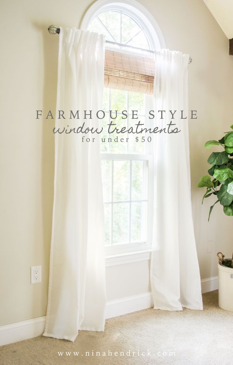 26 Best Farmhouse Window Treatment Ideas And Designs For 2023   01 Farmhouse Window Treatment Ideas Homebnc 