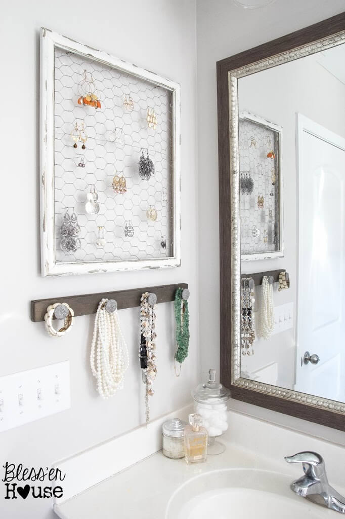 Cottage Chic Earring and Bracelet Displays