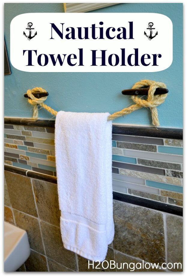 Clever Idea for a Towel Holder