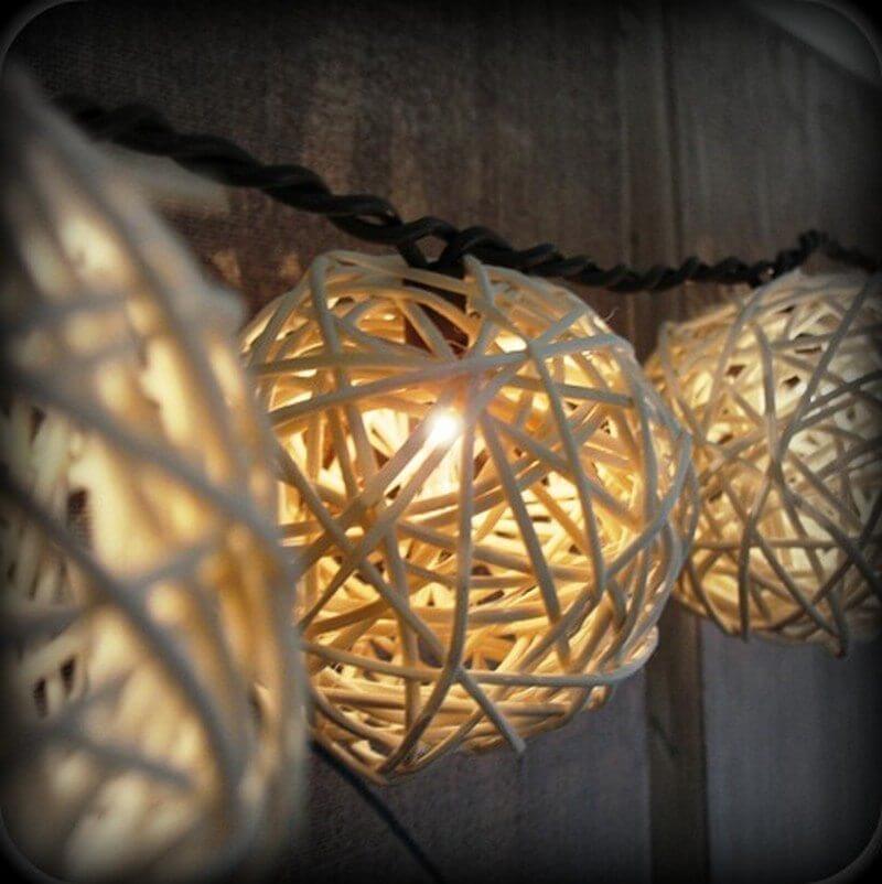 Surround a Globe Light with a Rope Sphere