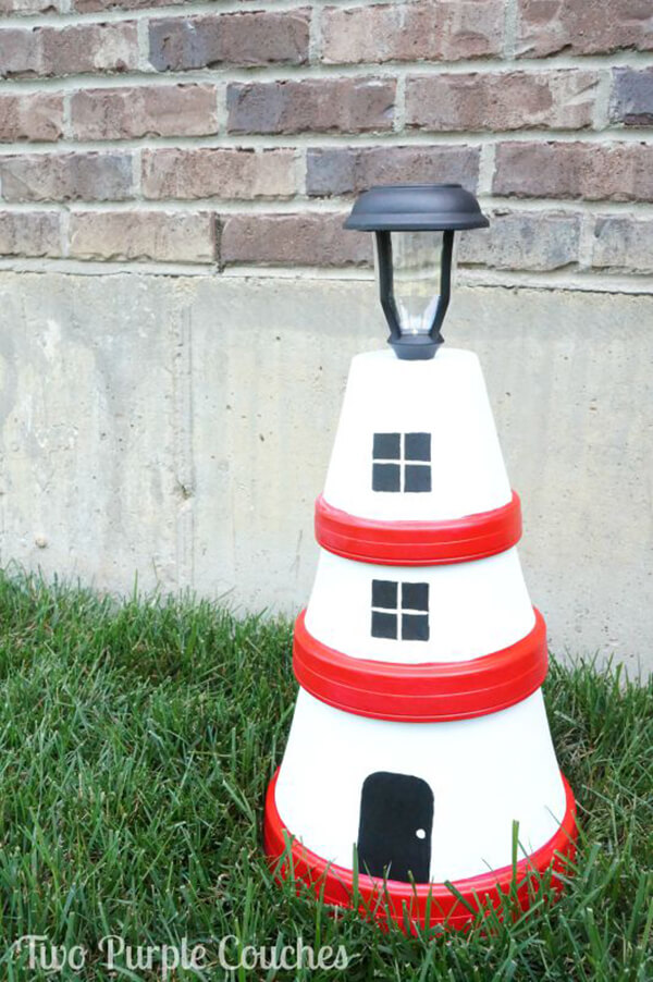 Easy Lighthouse Display with Solar Light