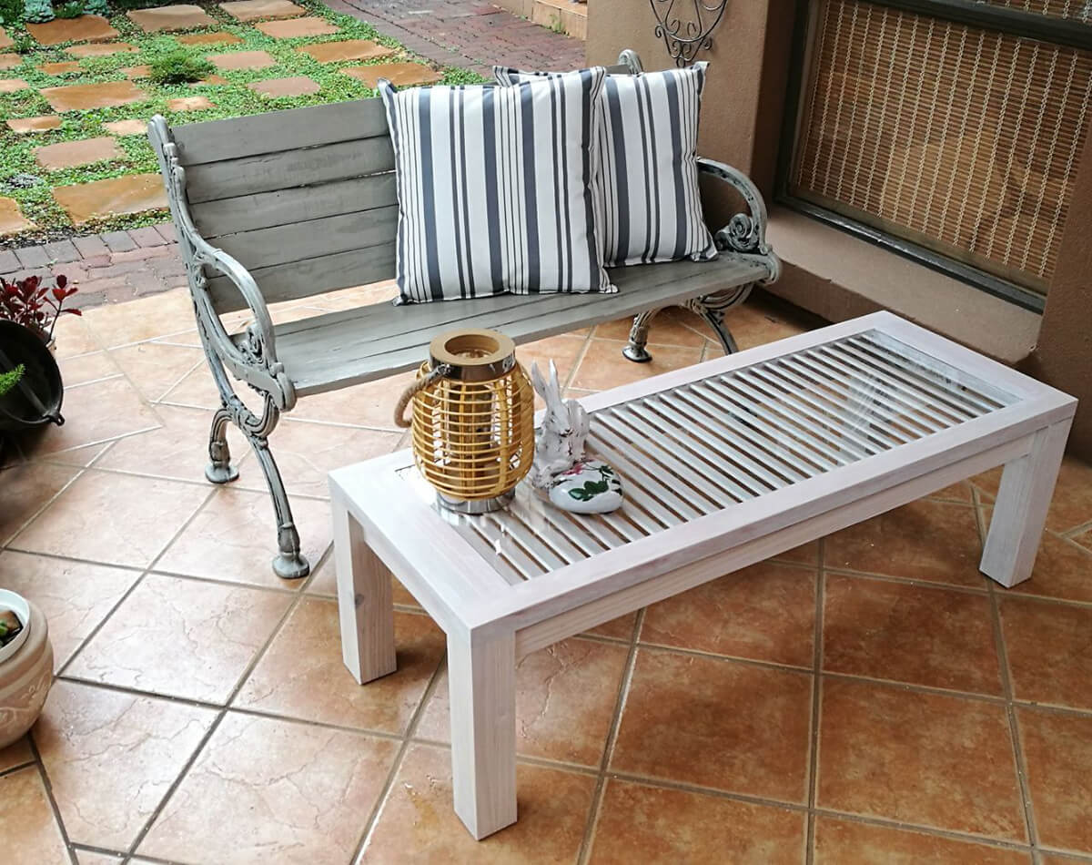 Glass Topped Table for your Patio
