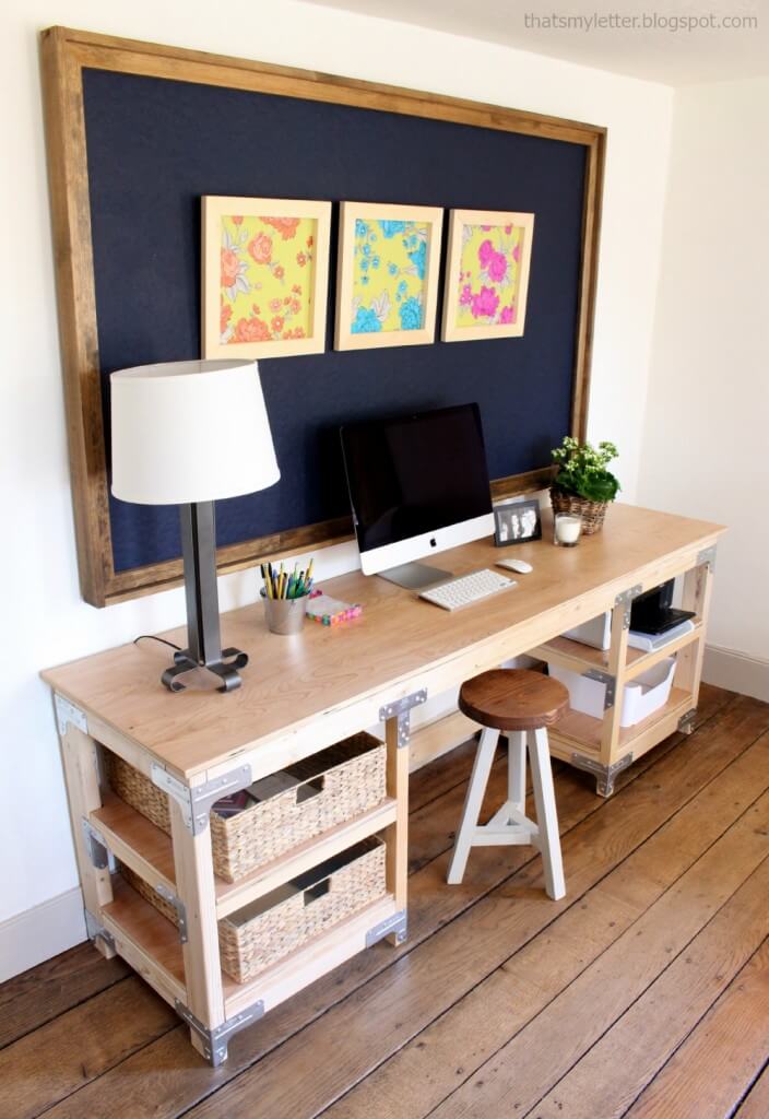 Minimalist Diy Storage Desk for Small Space