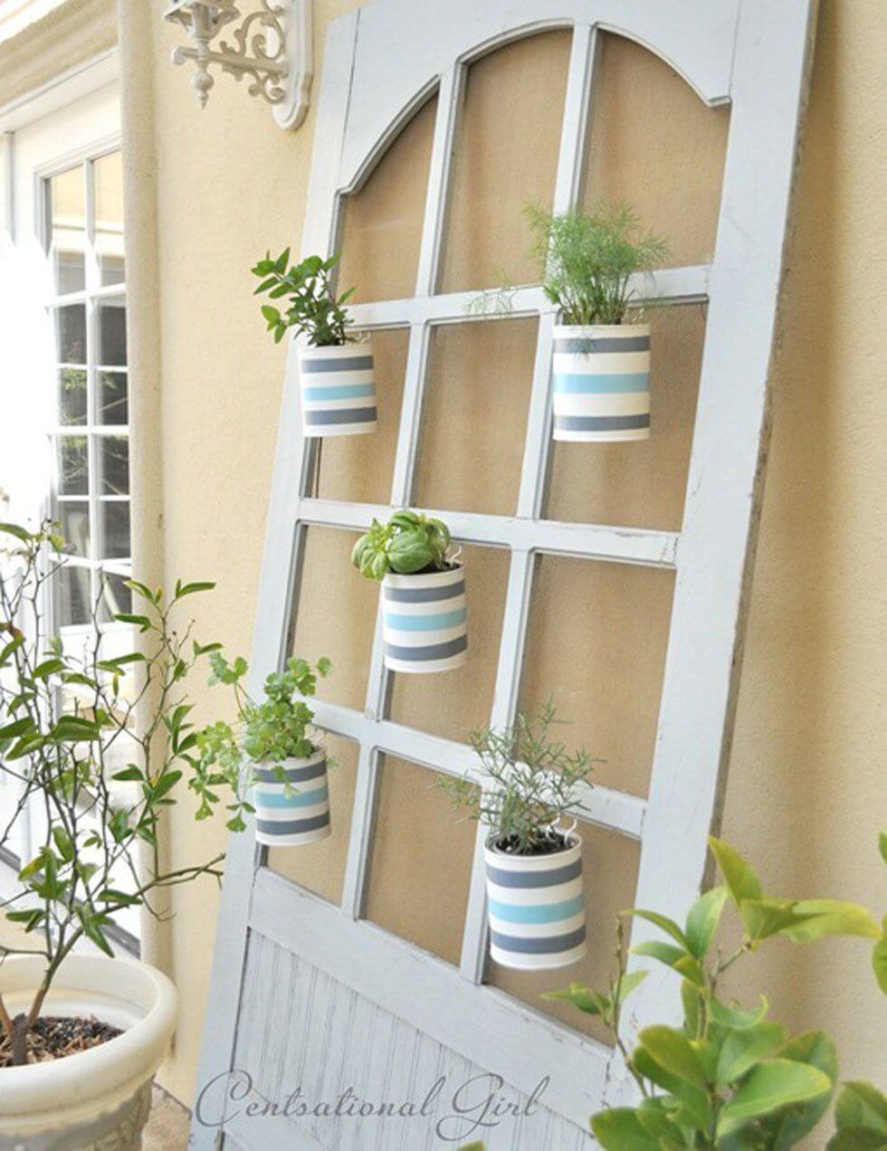 Hang Herb Pots in the Windows