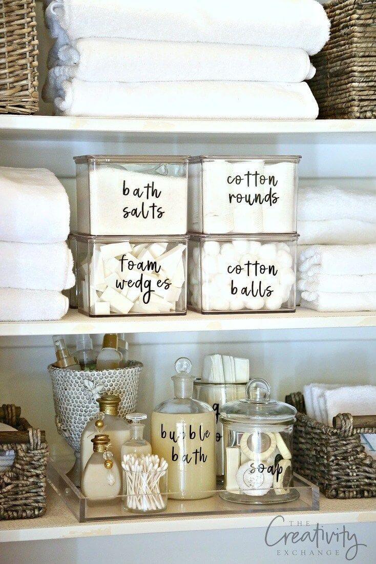 42 Best DIY Bathroom Storage and Organizing Ideas for 2021