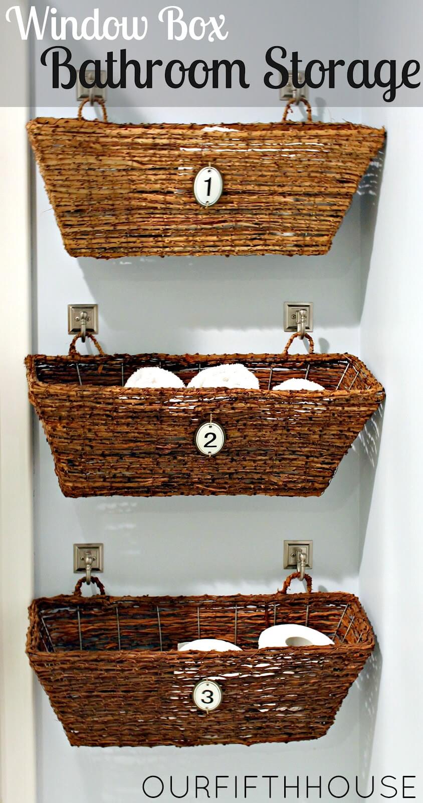 42 Best DIY Bathroom Storage and Organizing Ideas for 2021