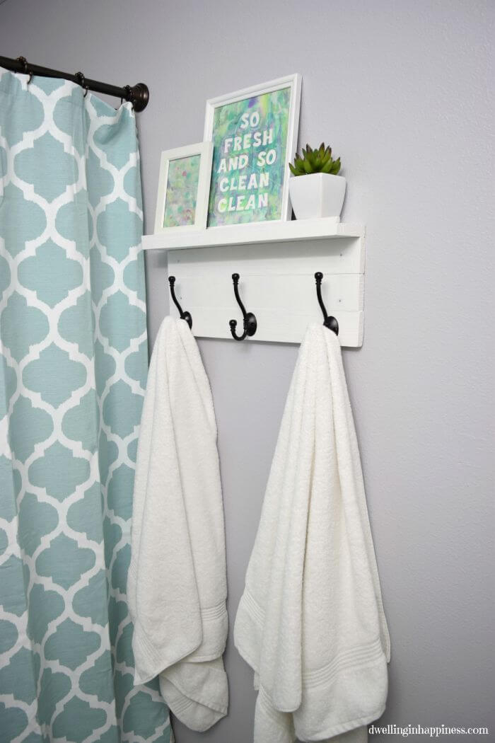 Towel Rack Ideas For Small Bathrooms : Bathroom Towel Racks - Bedroom and Bathroom Ideas - Don't let lack of space for a towel bar lead to drip drying.