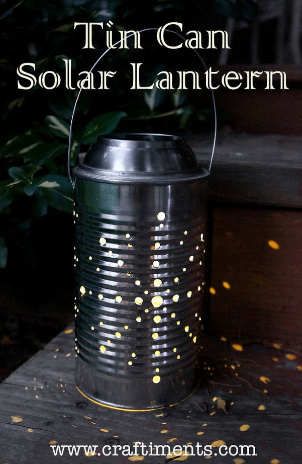 Make a Lantern with a Solar Light