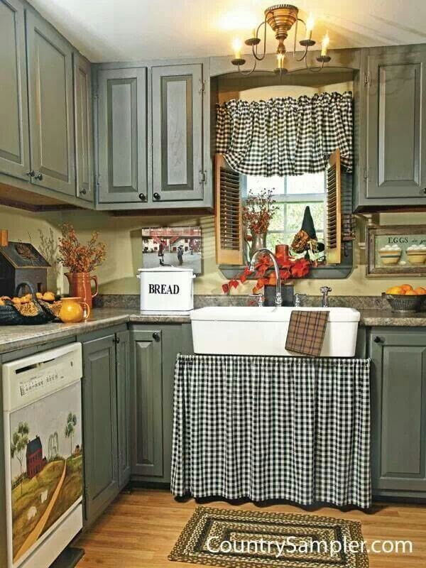 Appealing Country Kitchen with Rustic Touches