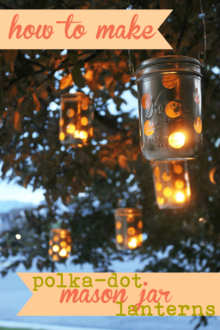 DIY Outdoor Lighting Idea with Mason Jars