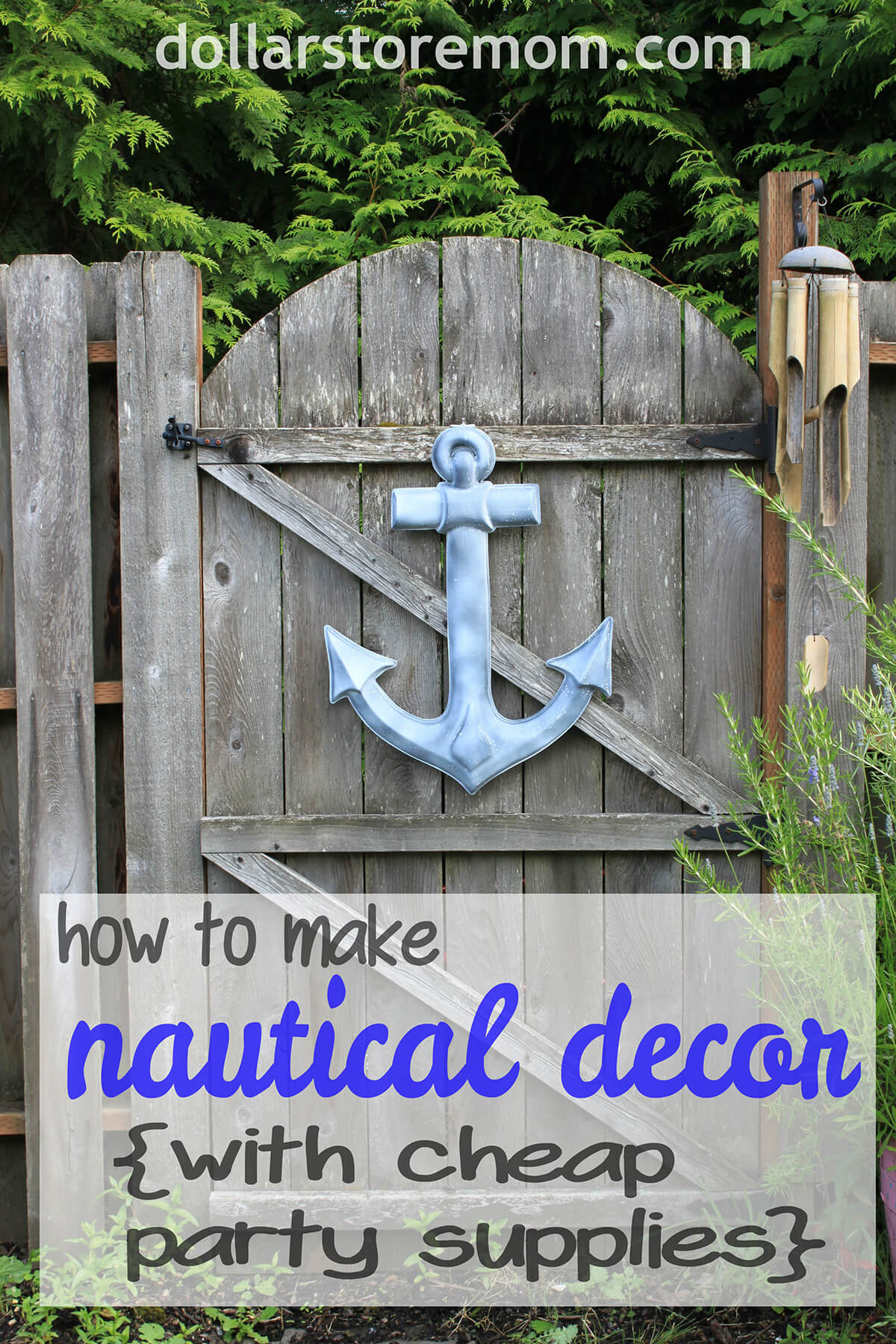 Make Your Own Hanging Anchor Sign