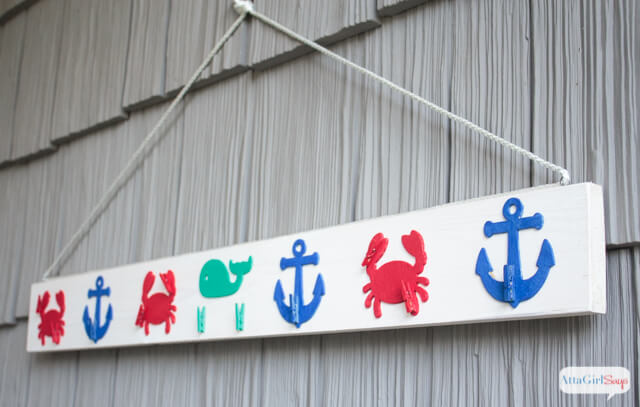 Cute Nautical Graphics with Handy Clothespins