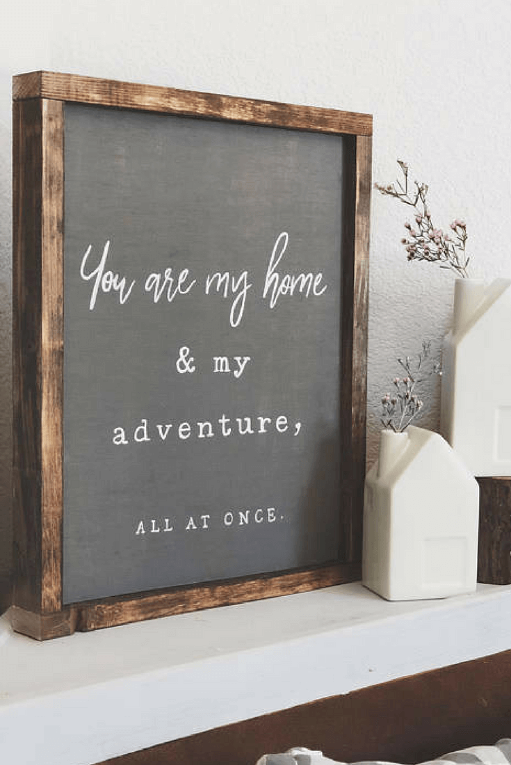 Modern Farmhouse Sign Ideas with Sweet Sayings