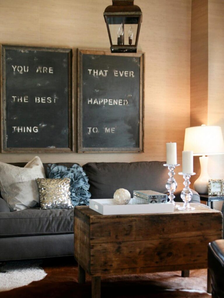 33 Best Rustic Living Room Wall Decor Ideas and Designs for 2020