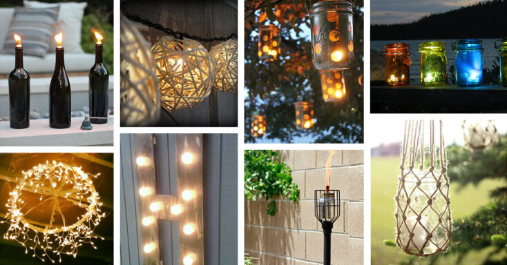 Featured image for 35+ DIY Outdoor Lighting Ideas that are Exciting and Easy to Make