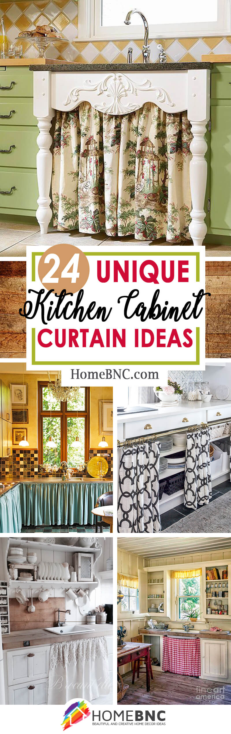 24 Best Kitchen Cabinet Curtain Ideas and Designs for 2019